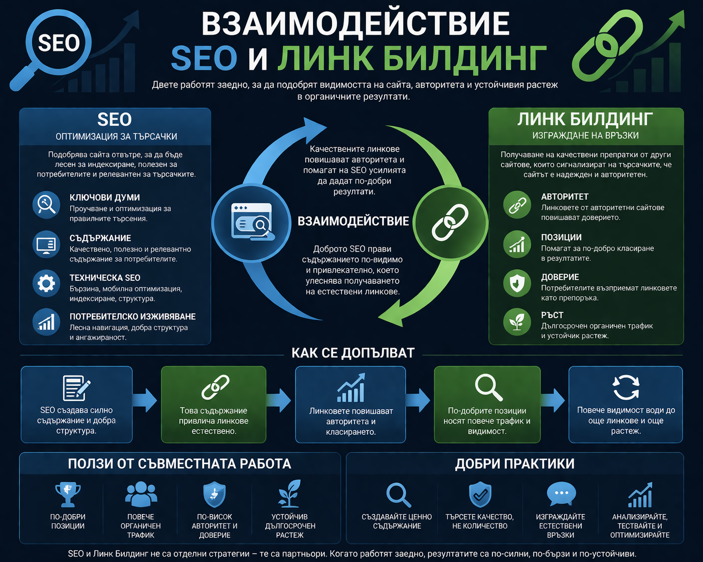 Линк билдинг SEO взаимодействие